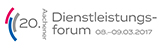 Das Logo des 20. Aachener Dienstleistungsforums 2017
