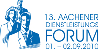 Das Logo des 13. Aachener Dienstleistungsforums 2010