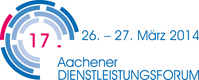 Das Logo des 17. Aachener Dienstleistungsforums 2014